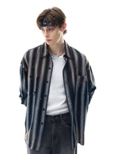 Spray Stripe Overshirt