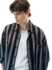 Spray Stripe Overshirt